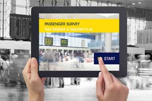 passenger survey at airport